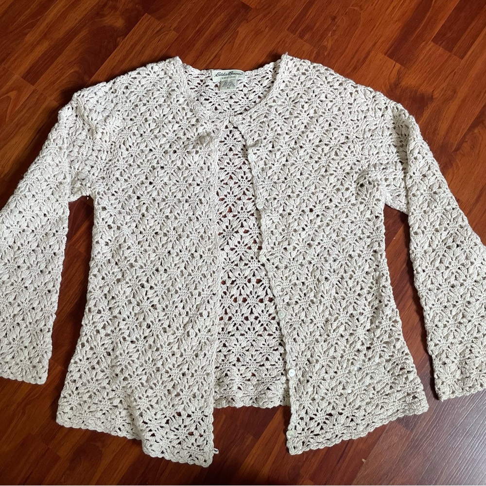 Eddie Bauer Vintage Crochet Top